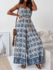 Paisley Print Spaghetti Strap Wide Leg Jumpsuit by Wild and Free Boutique