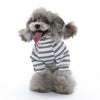 Summer Dog Clothes Striped Home Pajamas Thin by My Store