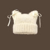Bow-knot Knitted Casual Hat For Women by My Store