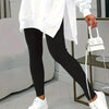 Casual 2-Piece Set Solid Color Leggings & Letter Print Hooded Sweatshirt by FitiqueFit