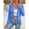 Women’s V‑Neck Button‑Down Cardigan Knit Sweater by FitiqueFit