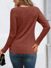 Ribbed Long Sleeve T-Shirt by Simply Love