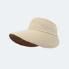 Double-Sided Wide-Brim Sun Hat – Packable Empty Crown Outdoor Hat for Women by FitiqueFit