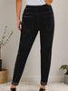Women’s Distressed Stretch Jeans – Casual Elastic Waist Denim Joggers by FitiqueFit