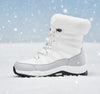 Women’s Winter Fleece-Lined Thicker Non-Slip Cotton-Padded Outdoor Mid-Boots by FitiqueFit
