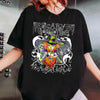 Scary Godmother Tee – Retro Halloween Graphic Shirt by Dog Mom Hat