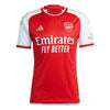 adidas Mens Soccer Arsenal 23/24 Home Jersey - Lightning Bolts and Gold Details AEROREADY Technology (US Alpha XX-Large Regular Regular Better Scarlet/White) by EasyOptionXY