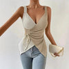 Women's V-neck Sleeveless Top by My Store