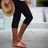 Women’s Slim Fit Cropped Leggings – High Elasticity Tight Pants by FitiqueFit