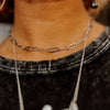 Silver Paperclip Choker by Wild Junkie