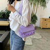 Chain Design Trendy Lady Bags Mini Pu Leather Flap Bags for Women Shoulder Handbag Female Fashion Cross Body Bag with Lid by Stevvex