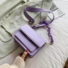 Chain Design Trendy Lady Bags Mini Pu Leather Flap Bags for Women Shoulder Handbag Female Fashion Cross Body Bag with Lid by Stevvex