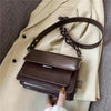 Chain Design Trendy Lady Bags Mini Pu Leather Flap Bags for Women Shoulder Handbag Female Fashion Cross Body Bag with Lid by Stevvex