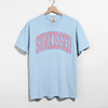 Sunkissed Graphic Tee – Summer Vintage College Font T-Shirt by Hey Jude Graphic Tees