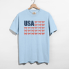USA Bow Flag Graphic Tee - Patriotic Gingham Bows Shirt by Hey Jude Graphic Tees