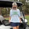 Caddie Baddie Graphic Tee | Cute Golf Shirt for Women by Hey Jude Graphic Tees