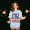 250 Years of USA Freedom 1776–2026 Graphic Tee – Patriotic America Shirt by Hey Jude Graphic Tees