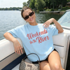 Weekends On The River Graphic Tee by Hey Jude Graphic Tees