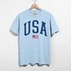 USA Varsity Graphic Tee – Classic Patriotic Shirt by Hey Jude Graphic Tees