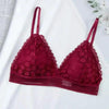 Charming Floral Lace Bra Top For Women Push Up Female Lingerie breathable Bralette Removable Pad Thin Fashion New Wireless Bras by Stevvex