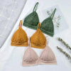 Charming Floral Lace Bra Top For Women Push Up Female Lingerie breathable Bralette Removable Pad Thin Fashion New Wireless Bras by Stevvex