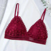 Charming Floral Lace Bra Top For Women Push Up Female Lingerie breathable Bralette Removable Pad Thin Fashion New Wireless Bras by Stevvex
