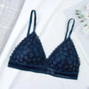 Charming Floral Lace Bra Top For Women Push Up Female Lingerie breathable Bralette Removable Pad Thin Fashion New Wireless Bras by Stevvex