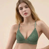 Charming Floral Lace Bra Top For Women Push Up Female Lingerie breathable Bralette Removable Pad Thin Fashion New Wireless Bras by Stevvex