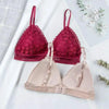 Charming Floral Lace Bra Top For Women Push Up Female Lingerie breathable Bralette Removable Pad Thin Fashion New Wireless Bras by Stevvex