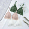 Charming Floral Lace Bra Top For Women Push Up Female Lingerie breathable Bralette Removable Pad Thin Fashion New Wireless Bras by Stevvex
