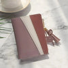 Charming Hit Color Short Tassels Wallets,Bags Zipper PU Leather, Card Holder, Pendant Coin Purse, Card Cash Clutch For Women And Girls by Stevvex