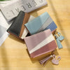 Charming Hit Color Short Tassels Wallets,Bags Zipper PU Leather, Card Holder, Pendant Coin Purse, Card Cash Clutch For Women And Girls by Stevvex