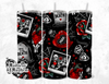 Til Death 20oz Tumbler (finished product) by Madness & Mayhem LLC