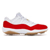 "Cherry" Jordan 11 Retro Low Golf Shoes by Stadium Custom Kicks
