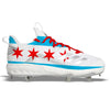 "Chicago" Adidas Icon 6 Cleats by Stadium Custom Kicks