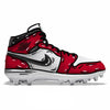 "Chicago Cartoon" Jordan 1 TD Cleats by Stadium Custom Kicks