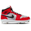 "Chicago Crystals" Jordan 1 Retro Cleats by Stadium Custom Kicks