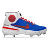 "Chicago Glitter" Nike Alpha Huarache Elite 3 Mid Cleats by Stadium Custom Kicks