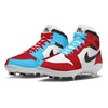 "Chicago To Carolina" Jordan 1 Retro Cleats by Stadium Custom Kicks