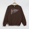 Go Team Pennant Crewneck Sweatshirt | Game Day Spirit Wear by Hey Jude Graphic Tees