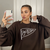 Go Team Pennant Crewneck Sweatshirt | Game Day Spirit Wear by Hey Jude Graphic Tees