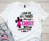 Christ Strengthens Me - Pink by Carolina Country Bling