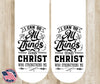 Christ Who Strengthens Me – Multi by Carolina Country Bling