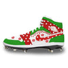 "Christmas Sweater" Jordan 1 Retro Cleats by Stadium Custom Kicks