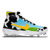 "Chunky Dunky" Nike Alpha Huarache Elite 3 Mid Cleats by Stadium Custom Kicks
