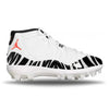 "Cincinnati" Jordan 11 Retro TD Football Cleats by Stadium Custom Kicks