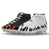 "Cincinnati Mismatch" Jordan 11 Retro TD Football Cleats by Stadium Custom Kicks
