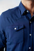 Buki’s Cinqo Western Tech Shirt - Navy by Buki
