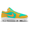 "Citrus Splash" Jordan 1 Retro Cleats by Stadium Custom Kicks