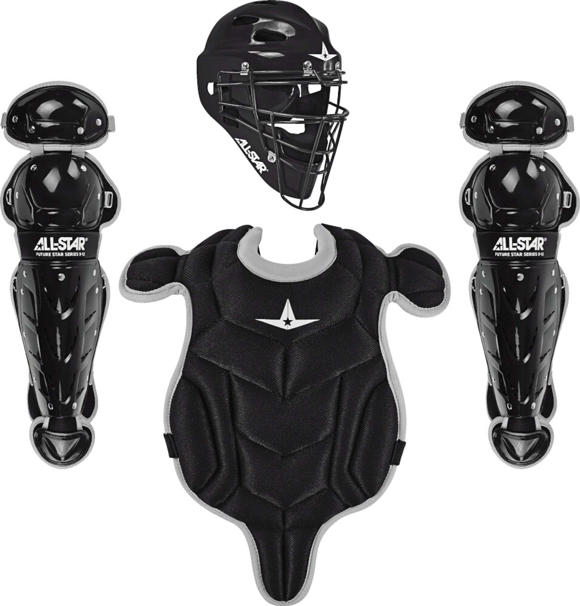 All-Star Players Series NOCSAE Two-Tone Youth 9-12 Baseball Catcher's Set